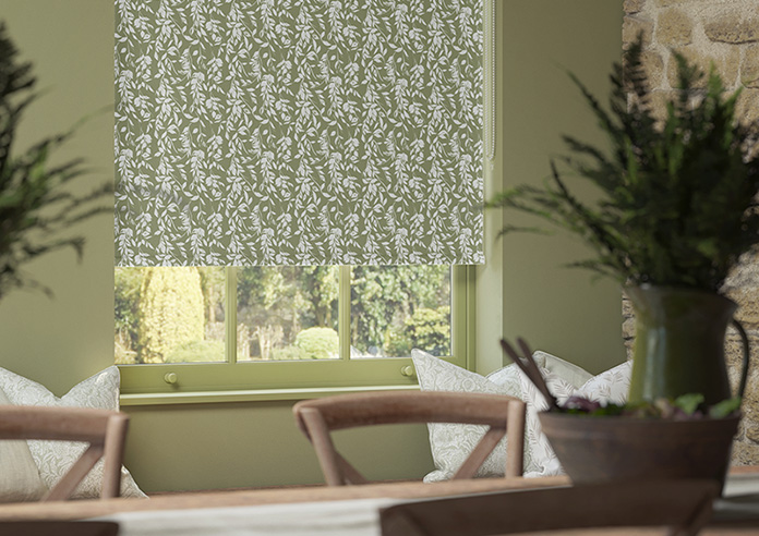 Hanging Greenery, Olive - Twist&Fit Roller Blind - Image 5